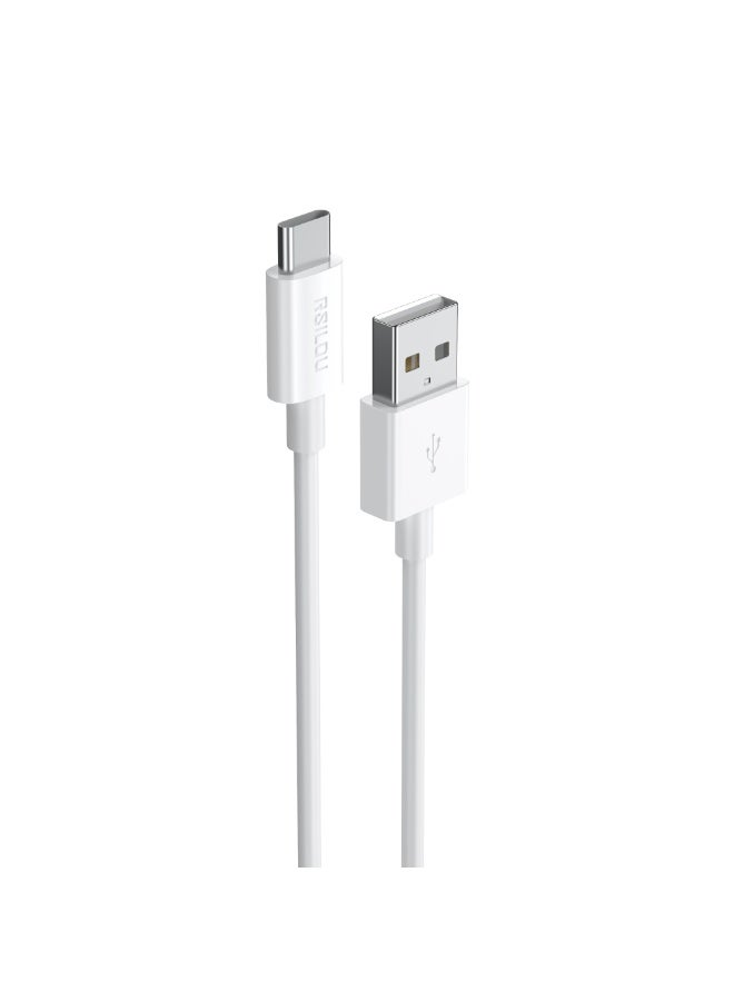 RSILOU-R2003 USB-A to Type-C Charging Data Cable – 100cm, High-Speed Charging & Data Sync, Tangle-Free - Image 2