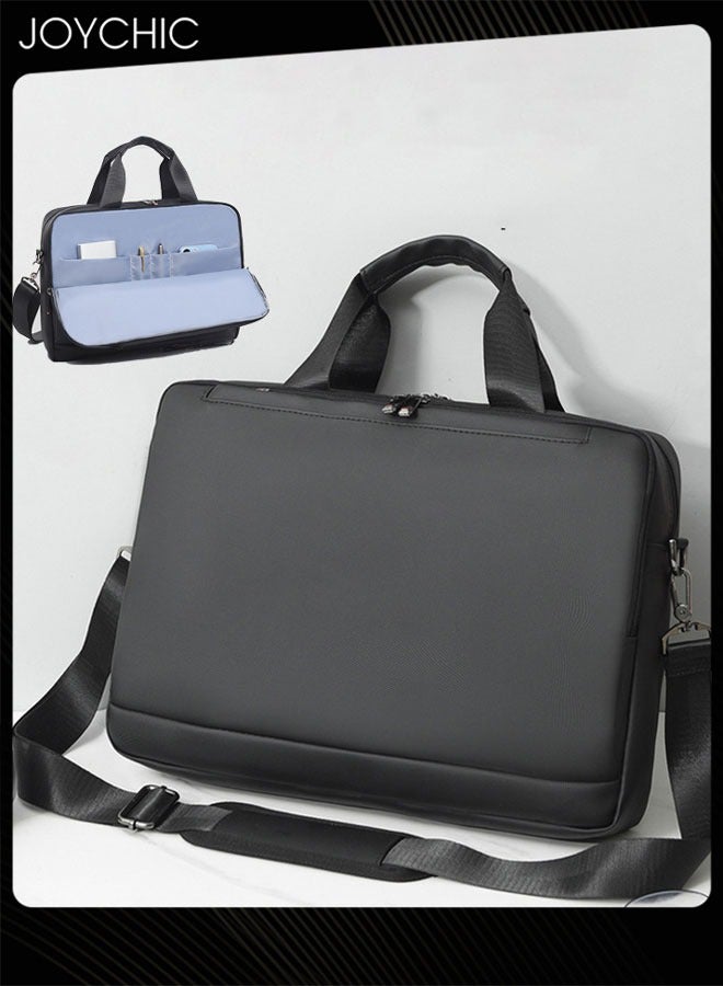 Joychic Men Women Business Anti-shock Commuting Computer Bag Large Capacity Waterproof Single Shoulder Laptop Bag Suitable for 15/16inch - Image 1