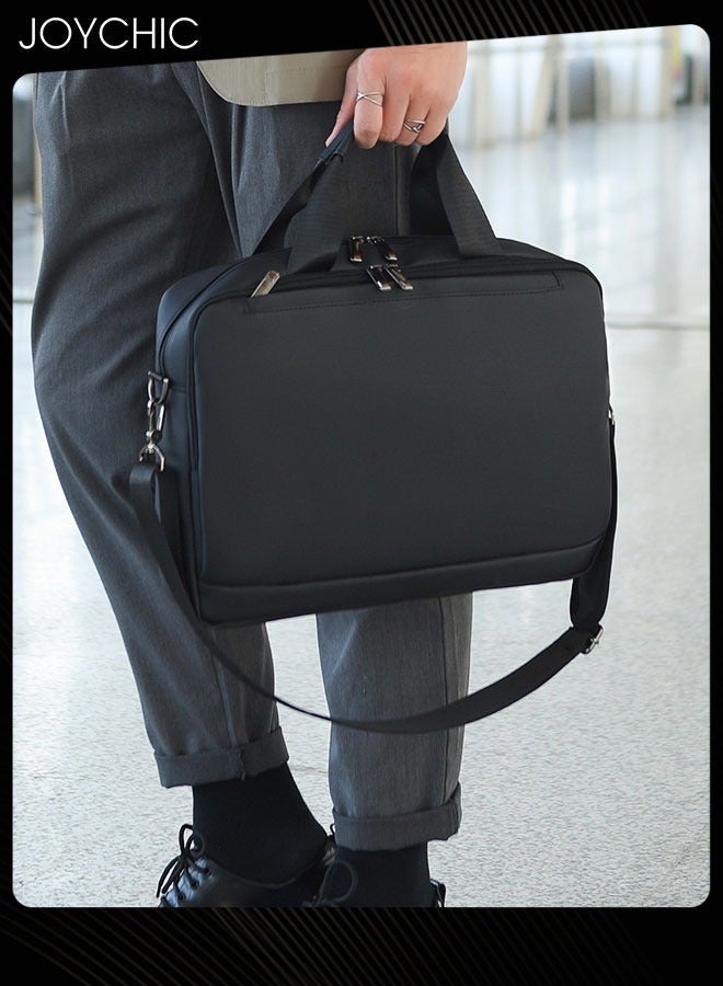 Joychic Men Women Business Anti-shock Commuting Computer Bag Large Capacity Waterproof Single Shoulder Laptop Bag Suitable for 15/16inch - Image 2