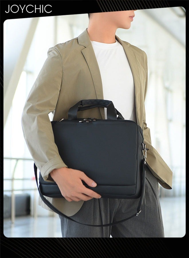 Joychic Men Women Business Anti-shock Commuting Computer Bag Large Capacity Waterproof Single Shoulder Laptop Bag Suitable for 15/16inch - Image 4