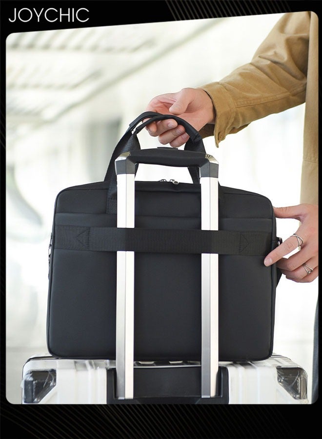 Joychic Men Women Business Anti-shock Commuting Computer Bag Large Capacity Waterproof Single Shoulder Laptop Bag Suitable for 15/16inch - Image 5