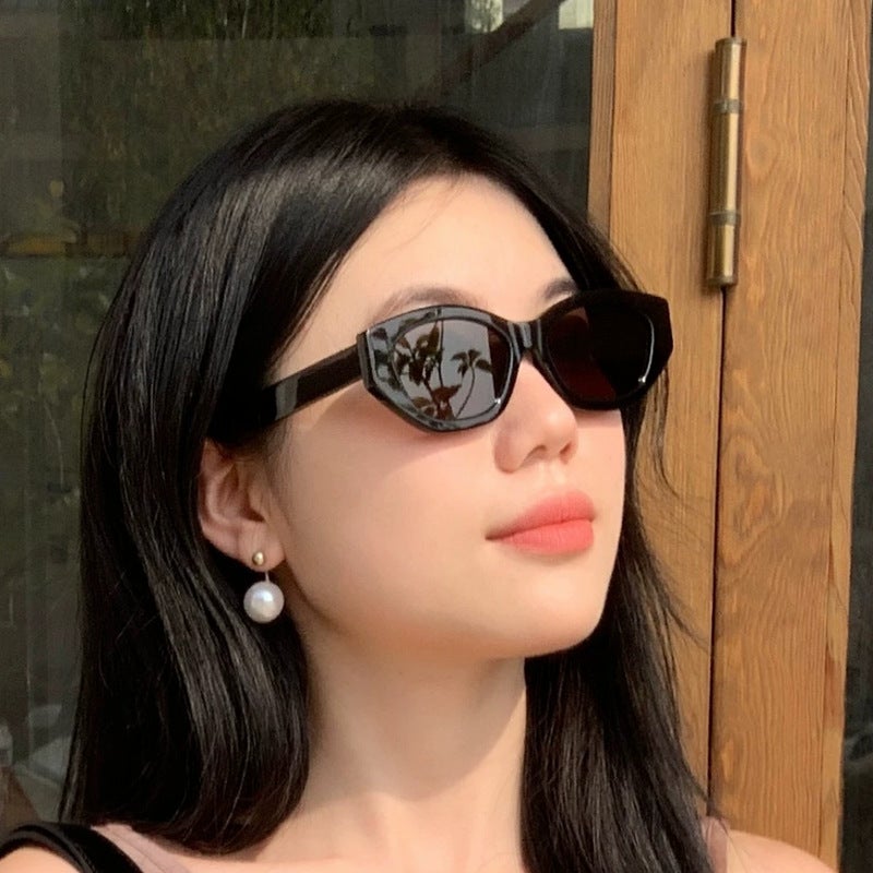 Retro Cat Eye Polarized Sunglasses UV400 Protection, Can Fit Prescription Lenses