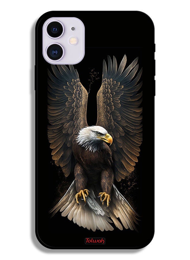 Tolwak حافظة حماية آبل آيفون 12 ميني طائر النسر مفتوح الأجنحة - Image 2
