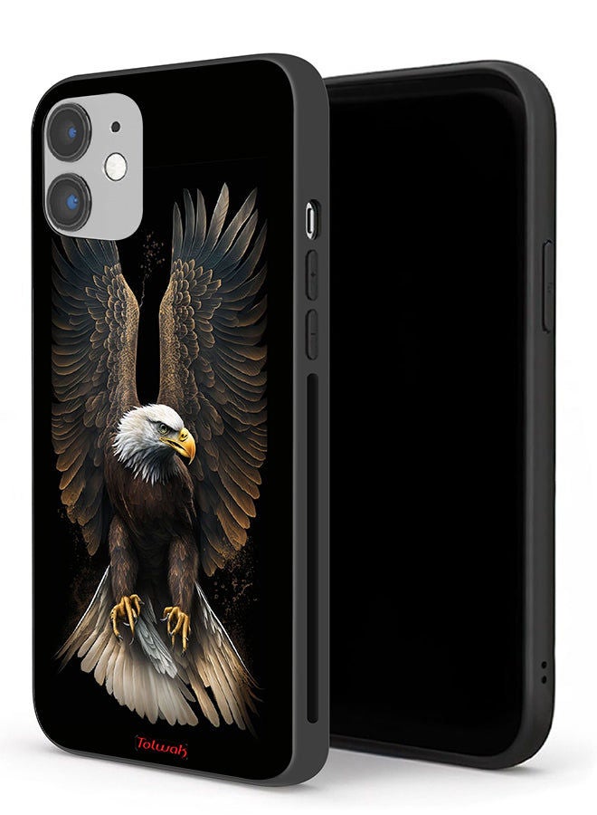 Tolwak حافظة حماية آبل آيفون 12 ميني طائر النسر مفتوح الأجنحة - Image 1