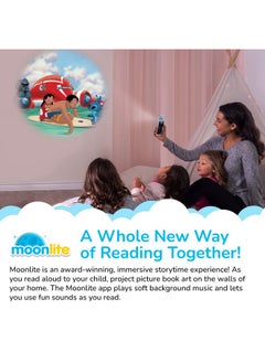 Moonlite Storytime Storybook Reels, 3 Story Set, Moana, Lilo And Stitch, The Little Mermaid, Digital Stories For Projector, Toddler Early Learning Gifts For Kids Ages 12 Months And Up  - Image 3