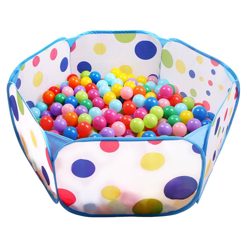 EocuSun Kids Ball Pit Large Pop Up Toddler Ball Pits Tent for Toddlers Girls Boys for Indoor Outdoor Baby Playpen wZipper Storage Bag Balls Not Included Blue - Image 2