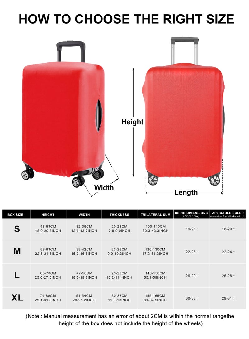 URbazaar Elastic Travel Luggage Cover Travel Suitcase Protective Cover for Trunk Case Apply to 18-30 inch luggage Suitcase Cover - Image 3
