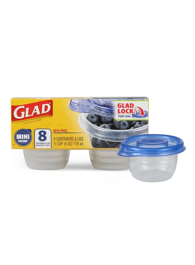 غلاد COX70240 - حاويات تخزين طعام دائرية صغيرة من GladWare - Image 1
