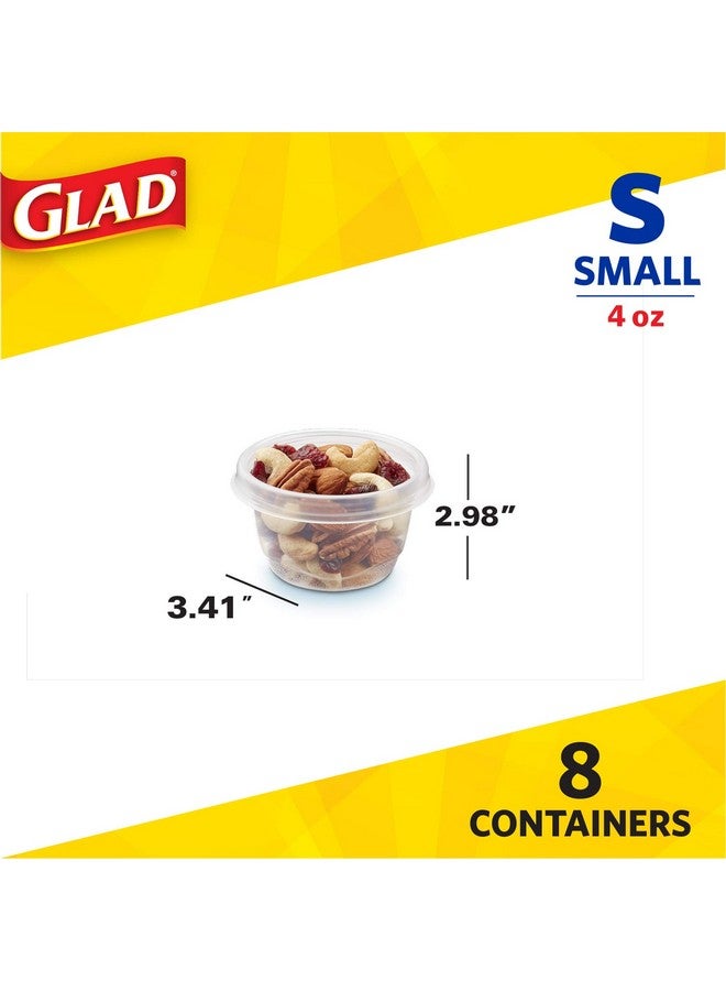 غلاد COX70240 - حاويات تخزين طعام دائرية صغيرة من GladWare - Image 4