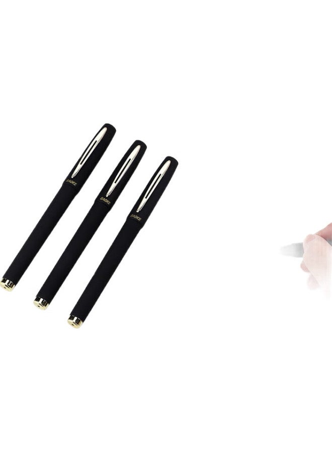 Baoke Pc1838 0.7Mm Large Capacity Gel Pen, High-Quality Office Signing Pen, Matte Pen Barrel, Black Ink, 12 Pens/Box - Image 1