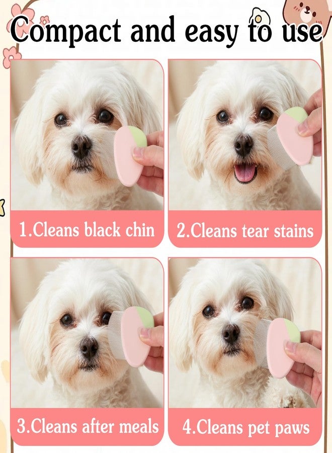 Psiriol Eye Comb For Small Dogs, Stainless Steel Pet Facial Grooming Comb, Dog Flea Comb, Round-Tip Arc Teeth, Stress-free Tear Stain Remover for Dogs & Cats Fit Yorkie, Shih Tzu, Maltese Maltipoo Pomeranian - Image 5