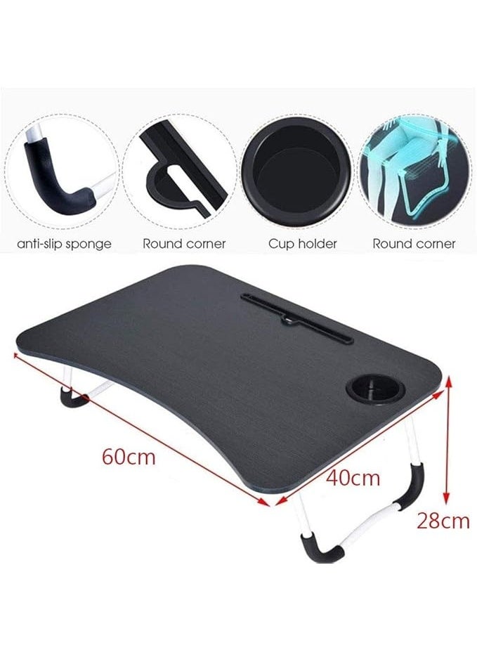Portable Laptop Bed Tray Table - Multi-Function Desk for Reading, Writing & Working - Foldable & Lightweight for Ultimate Comfort - Image 3