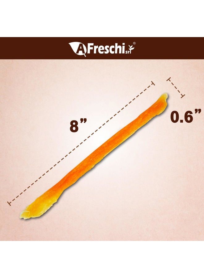 A Freschi srl Turkey Tendons for Dogs, Long-Lasting, Hypoallergenic Rawhide Alternative, Human Grade, Healthy Puppy Chews, Natural Dog Treats for Small Dogs, Strips, 3oz Pack - Image 2