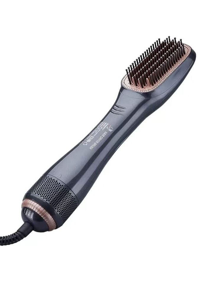 Hair Dryer Brush 3 in 1 Hot Air Brushes Blow Dryer Brush Hair Comb One Step Electric Hair Brushes Hair Straightener (gold) - Image 5