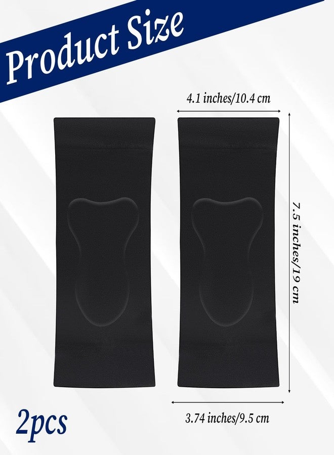 Hpmjz 2 Pcs Achilles Tendon Heel Protector Compression Padded Sleeve Socks Premium Gel Heel Socks Ankle Support Sock for Women Men Everyday Use Front Foot Shin Achilles Tendon Heels - Image 2