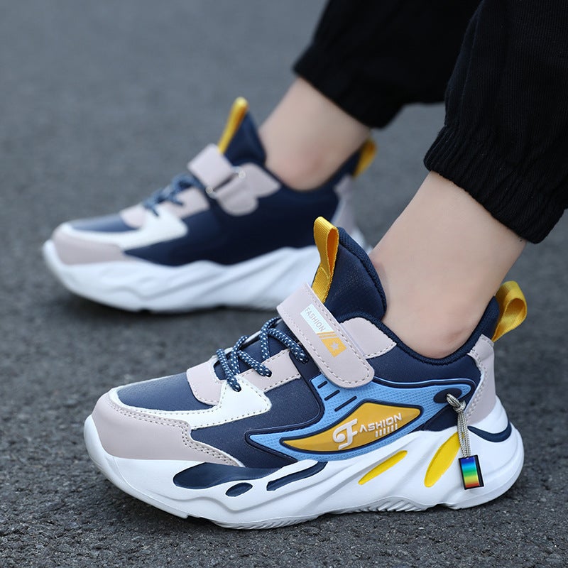 Mesh Sneakers Lightweight Flexible Sole Walking Shoes For Kids Indoor And Outdoor Activities - Image 1