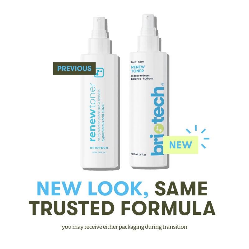BRIOTECH Renew Toner, Hypochlorous Acid Spray, Minimize Appearance of Blemishes, Soothing Facial Mist for Sensitive Skin, Calm Redness & Bumps, Vegan, 4 fl oz (2 Pack) - Image 5