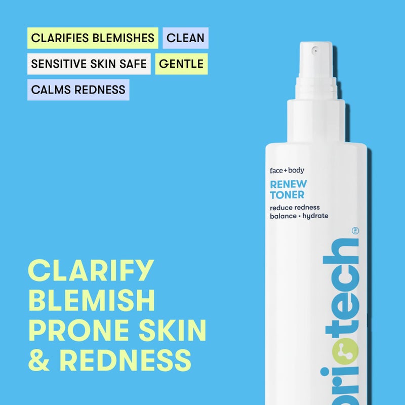 BRIOTECH Renew Toner, Hypochlorous Acid Spray, Minimize Appearance of Blemishes, Soothing Facial Mist for Sensitive Skin, Calm Redness & Bumps, Vegan, 4 fl oz (2 Pack) - Image 2
