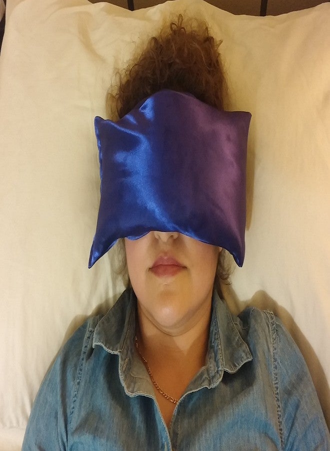 Findlavender L+ Aromatherapy Eye Pillow - Herbal & Lavender Scented with 12 Herbs - Microwaveable & Cold Use - Made in the USA - Image 2
