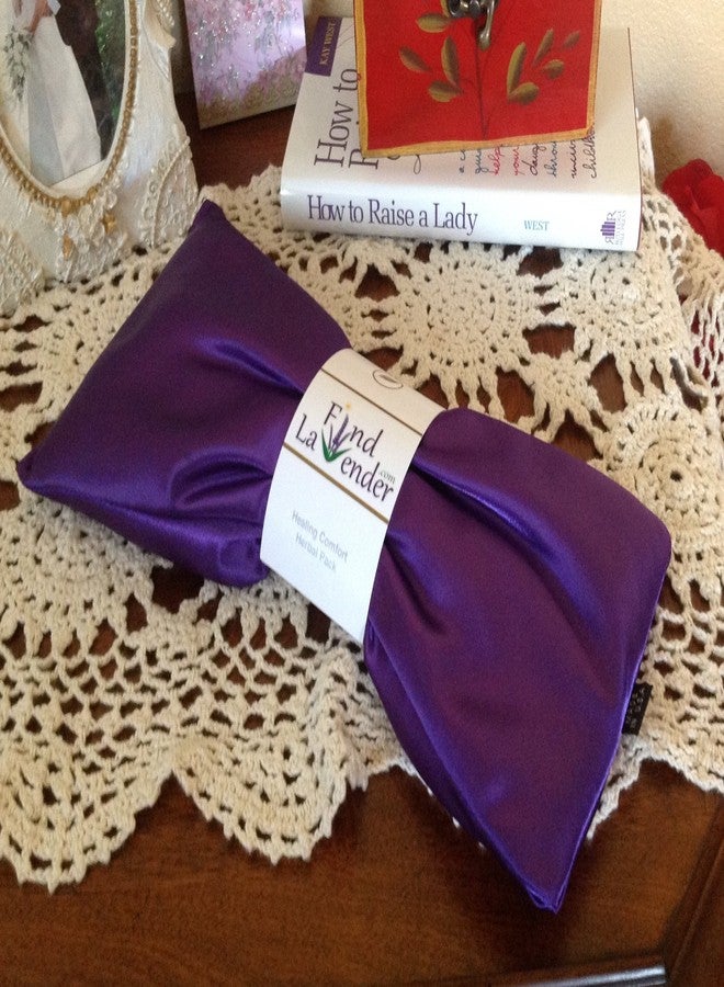 Findlavender L+ Aromatherapy Eye Pillow - Herbal & Lavender Scented with 12 Herbs - Microwaveable & Cold Use - Made in the USA - Image 1