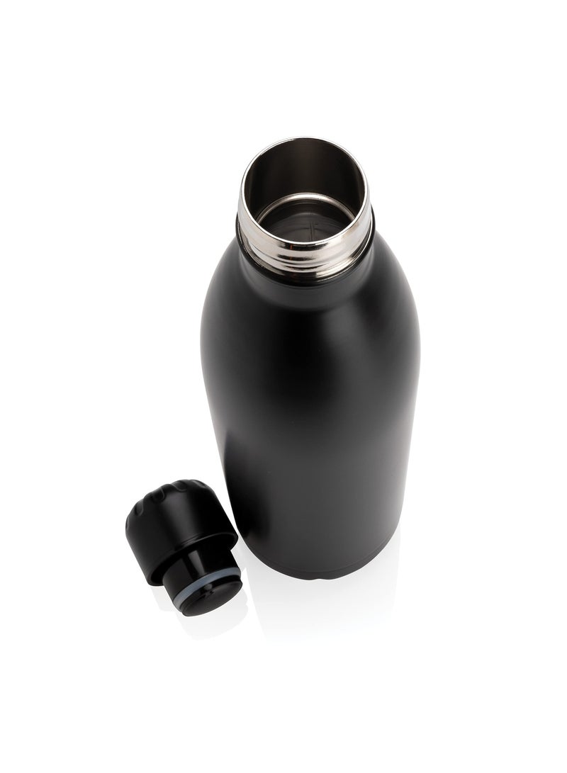 Cuken Water Bottle, Vacuum Insulated Water Bottle, Double Layer Stainless Steel, Leak Proof water bottle with premium look (Black, 750mL) - Image 3