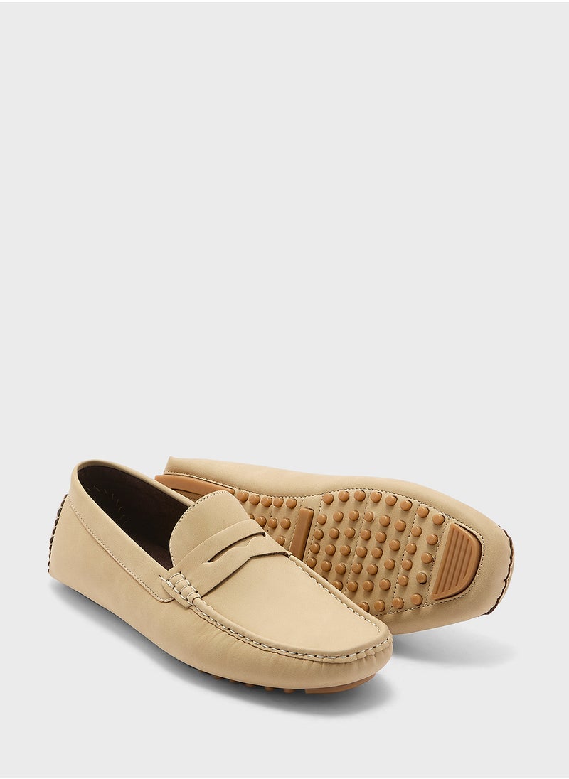 Robert Wood Nubuck Casual Loafers  - Image 3