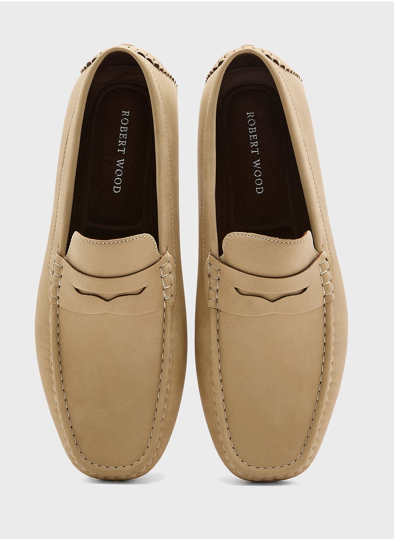 Robert Wood Nubuck Casual Loafers  - Image 4