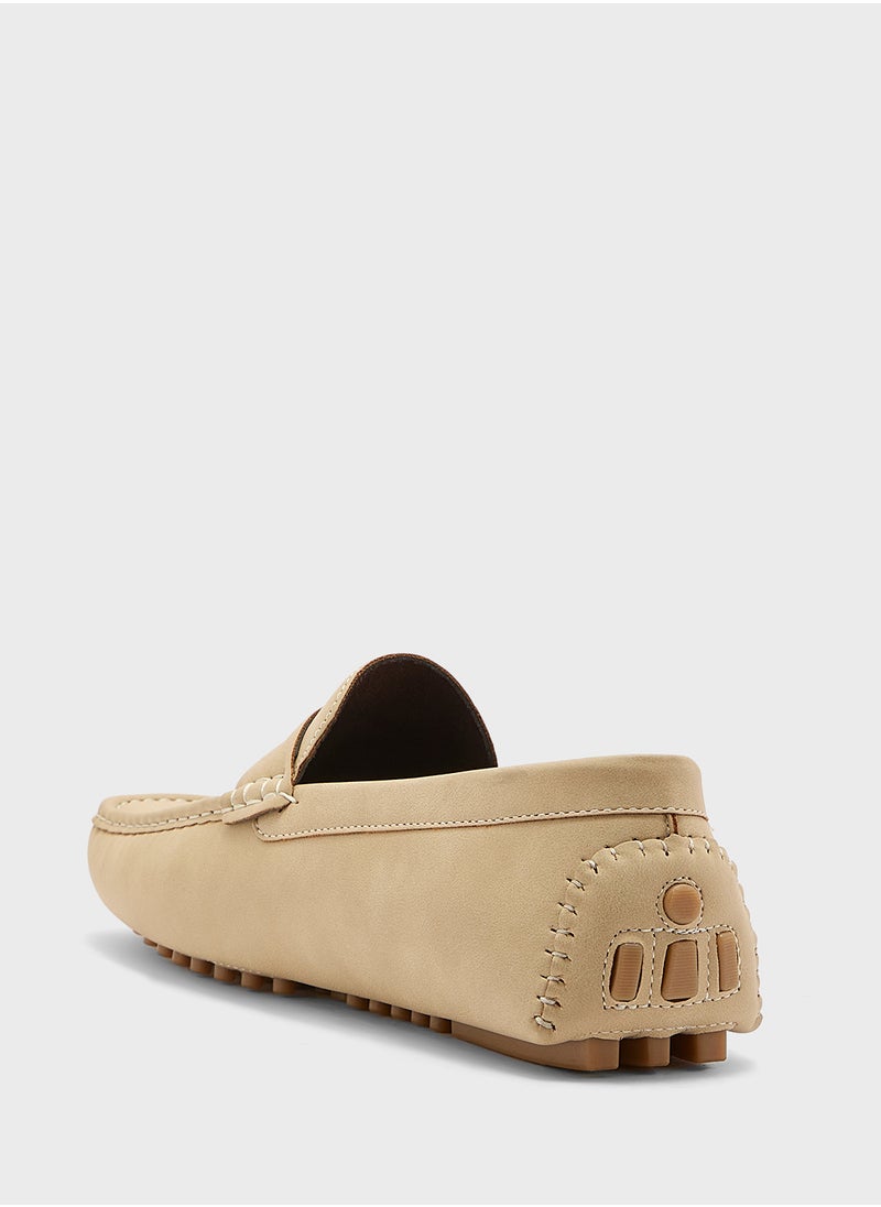 Robert Wood Nubuck Casual Loafers  - Image 2