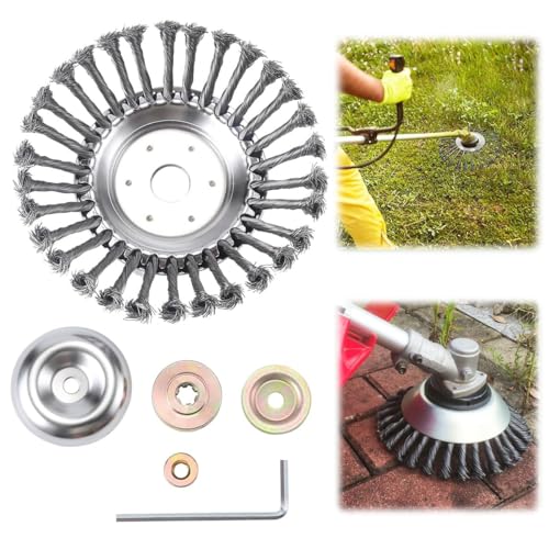 Supvox® Grass Trimmer Replacement Blades - Steel Multi Prongs Brush Cutter Head Blade - 20CM Garden Grass Cutter Blade - Universal Weed Brush Cutter - Brush Cutter Trimmer Accessories/Attachment - Image 1