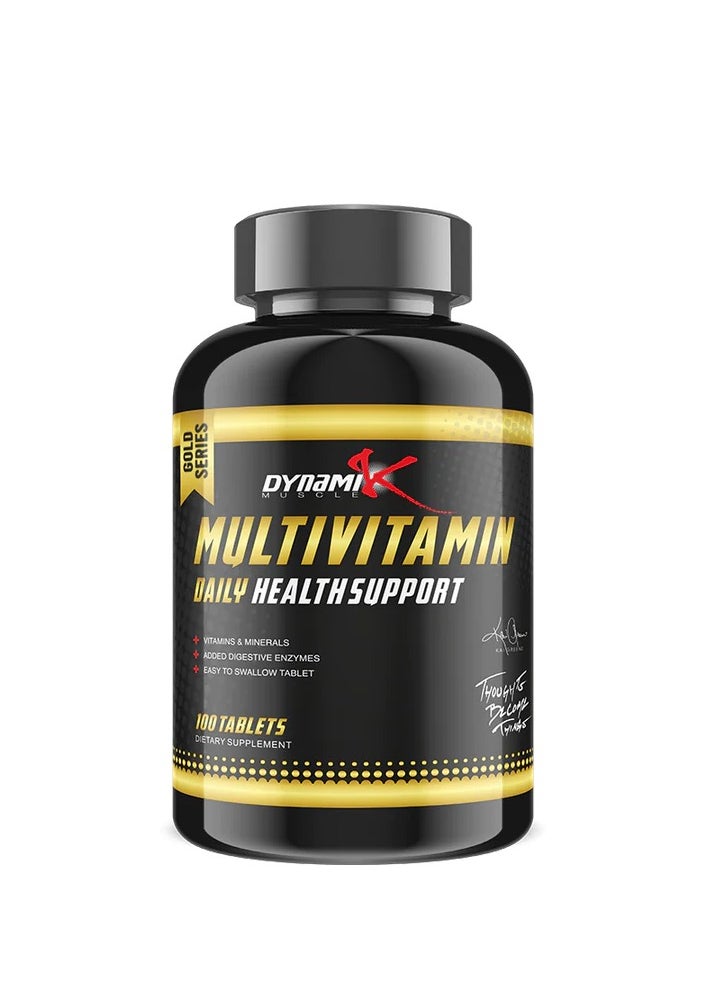 DYNAMIK MUSCLE DYNAMIK GOLD SERIES MULTIVITAMIN DAILY 100 TAB 