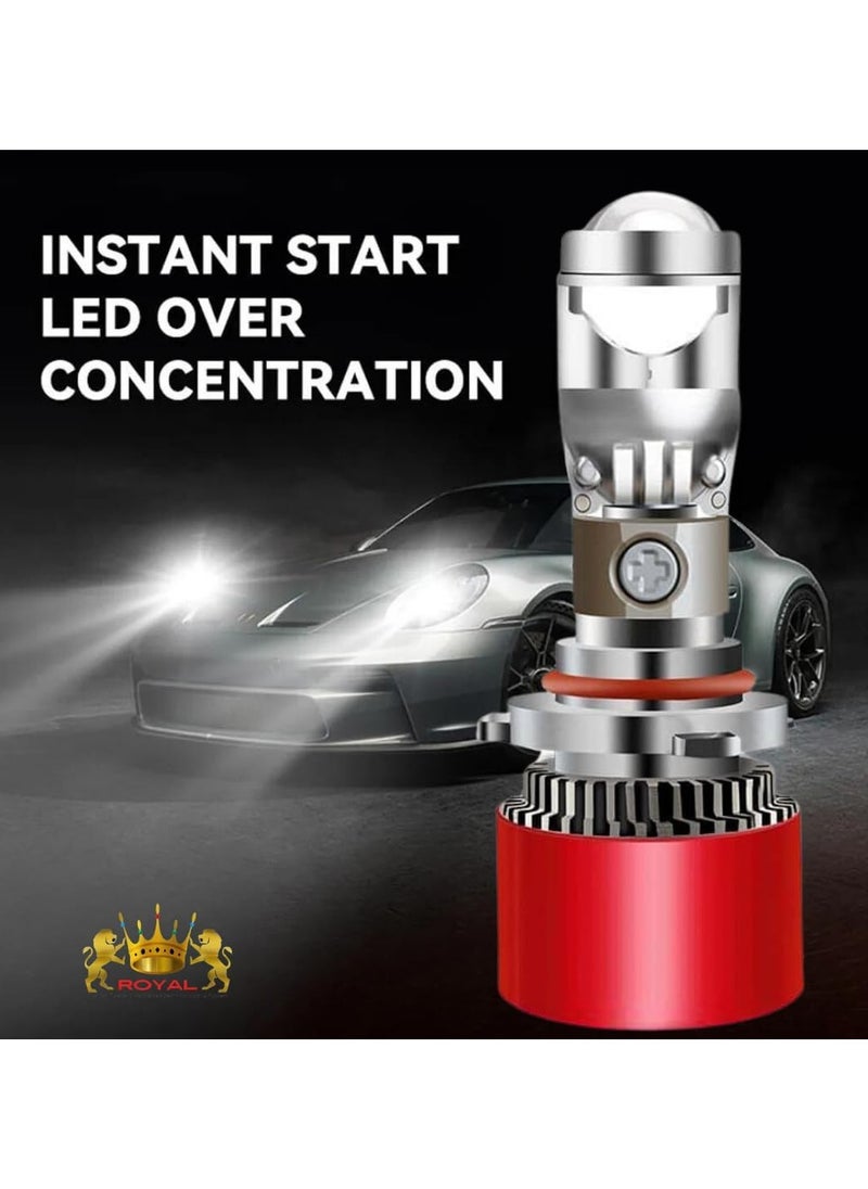 Generic 2Pcs Y700 Car Headlights Bulbs Automotive Pro Highlight Color 15000w Super Bright LED Car Headlight Bulbs, Low/High Beam Cool White LED Bulb  - Image 2