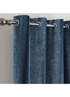 Home Box Stella 2-Piece Extra Long Chenille Curtain Set 300 x 300 x 140 cm  - Image 2