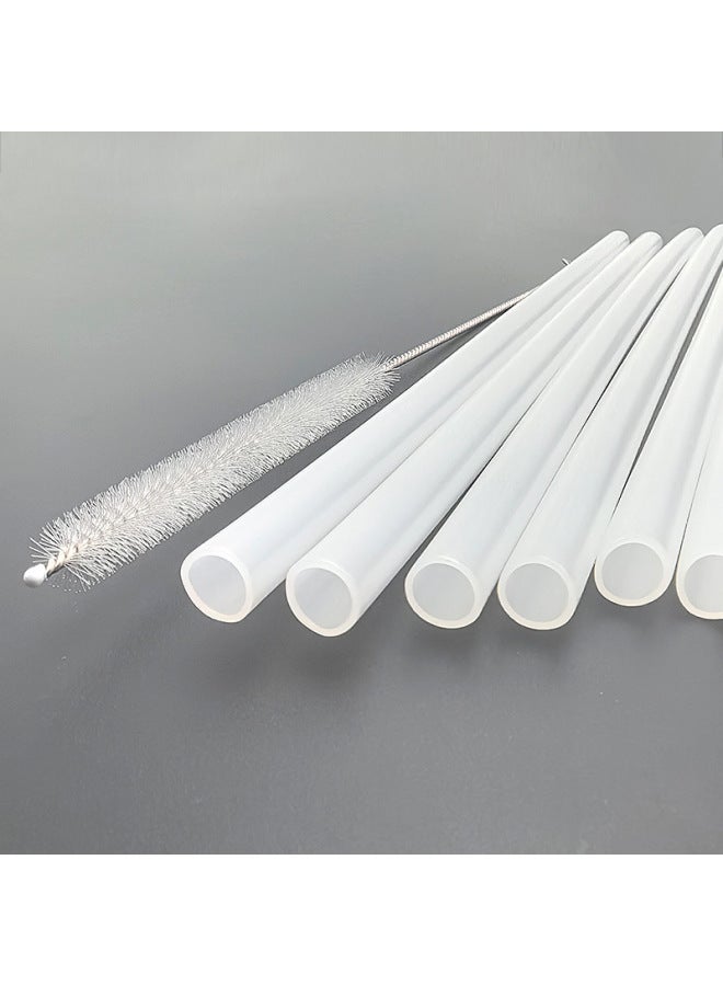Cross-border Stanley PE Straw Replacement Suit Cloud Straw Cap Three-piece Set Stanley Water Cup 40oz Straw-Color:Box + 6 Tubes + 2 Brushes - Image 4