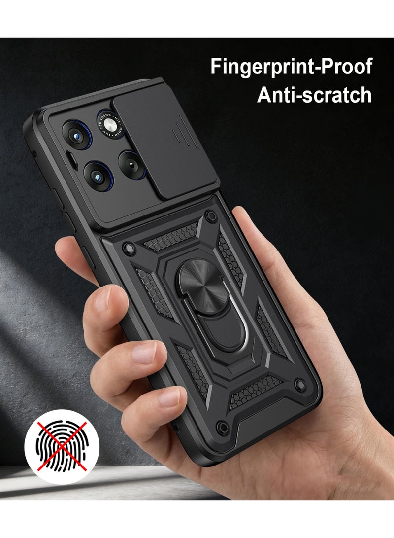 CHEROSIN Phone Cover for Motorola Edge 70 Fusion 5G with Slide Camera Cover Drop Protective Phone Case with Magnetic Car Mount Holder - Image 5