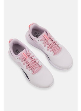 Reebok Women Flexagon Force Training Shoes, White/Pink  - Image 3