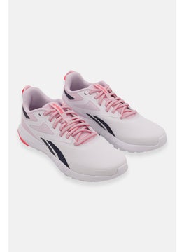 Reebok Women Flexagon Force Training Shoes, White/Pink  - Image 1