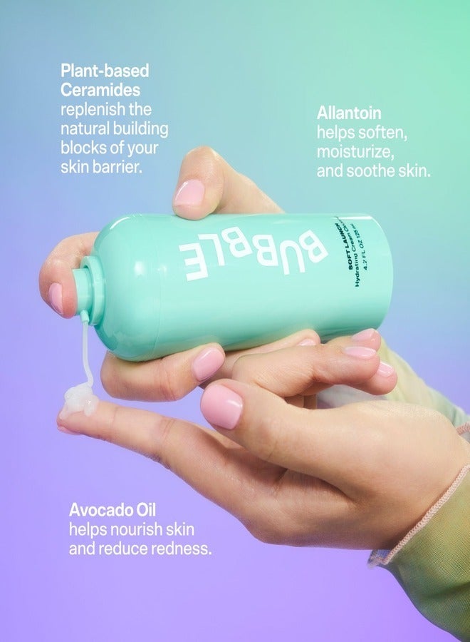 بابل إطلاق بابل سوفت - غسول كريمي مرطب، 125 مل | غسول لطيف ومرطب للوجه، تركيبة كريمية مغذية، ينعم ويرطب البشرة - Image 3