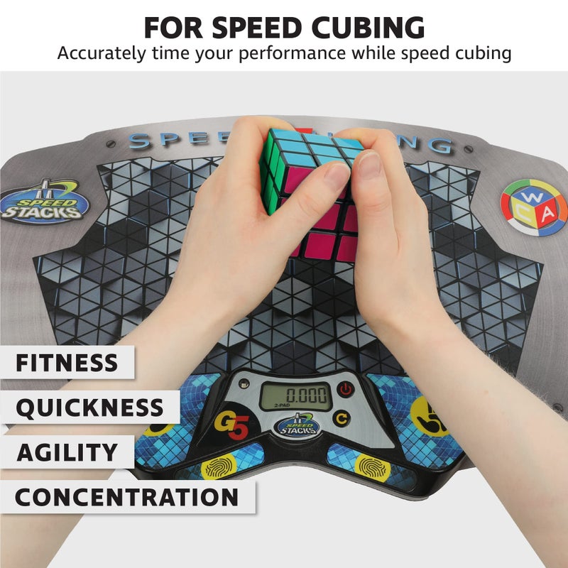 Speed Stacks | Cubing Pack (G5 Timer and Mat) | Accuracy to .001 Seconds | Designed for Competitive Cubing | Endorsed by The World Cubing Association - Image 2