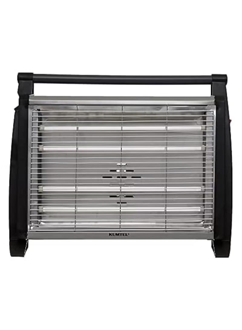 Kumtel Halogen Heater, 4 Heating Elements (Candles), 4 Power Levels (Up to 2000W), with Oscillation Function, Model KH-2835