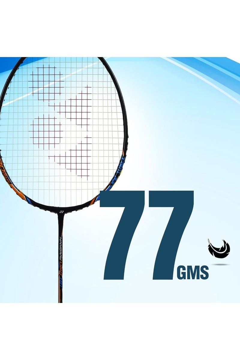 Yonex Astrox Lite 27i Graphite Strung Badminton Racket (Blue) | For Intermediate Players | 77 grams | Maximum String Tension - 30lbs - Image 4