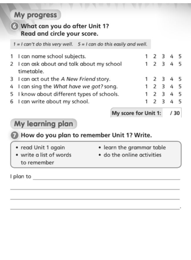 Macmillan Tiger Time -  English Course for Schools -level 4_My_Progress_Journal - Image 2