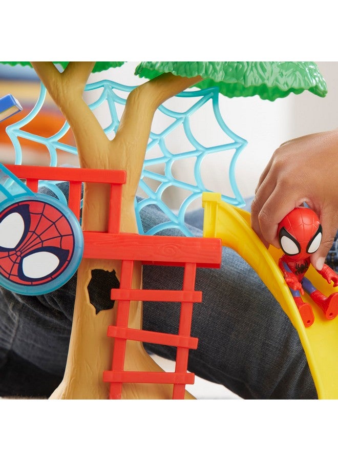 Spidey and his Amazing Friends Spidey Playground Playset, Includes 4-Inch Action Figure, Marvel Super Hero Toys for Kids 3 and Up - Image 3