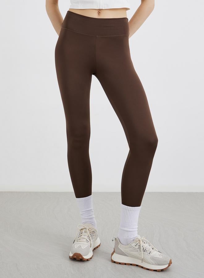 Take Two Styli Solid Elastic Waist Leggings - Image 3
