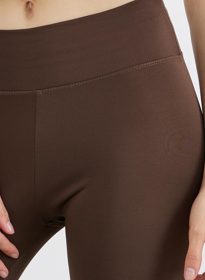 Take Two Styli Solid Elastic Waist Leggings - Image 4