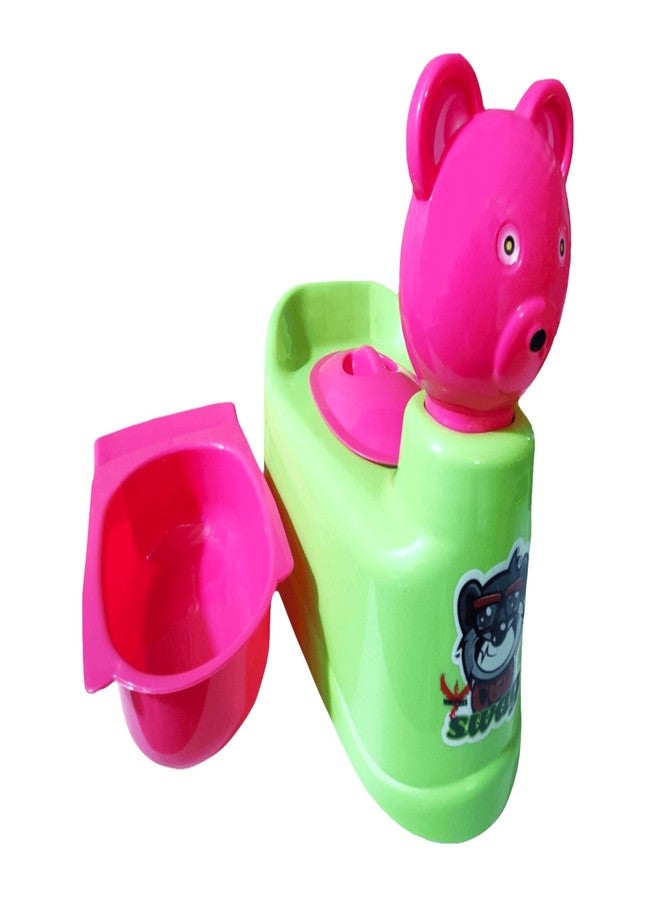 MOLTRES - POPPINS Baby Potty Training Toilet Seat with Removable Tray, Lid For Boy And Girl Kids (Age 6 Mths to 3 Year) Potty Seat/Potty Box (Green) - Image 4