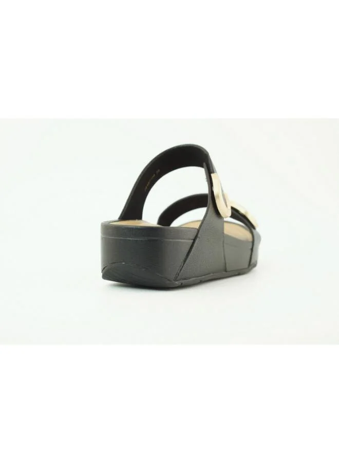 Zayna Black 221-362 Zayna Women's Slip-On Wedge Sandals 25ABT104 Black for Women | Best Price UAE