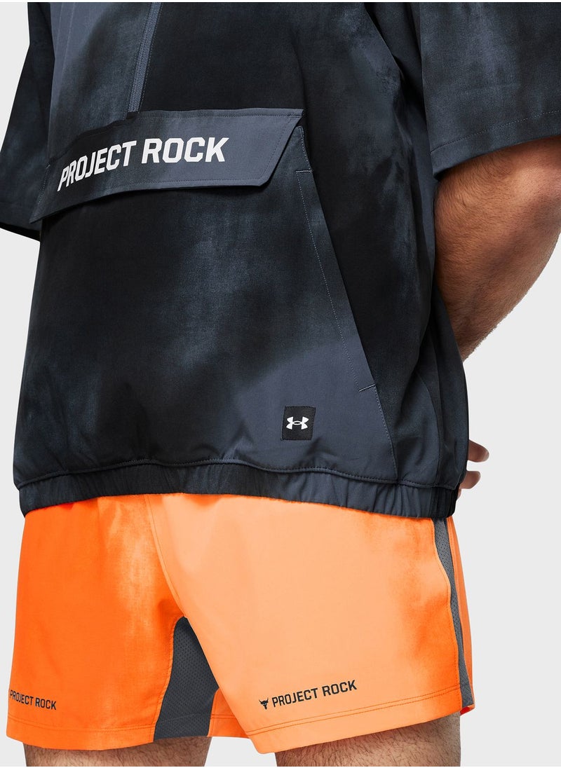 UNDER ARMOUR - Project Rock Warm Up Hooded Jacket - Image 1