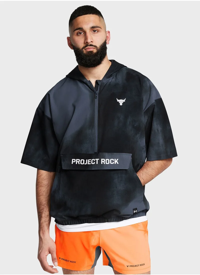 UNDER ARMOUR Project Rock Warm Up Hooded Jacket