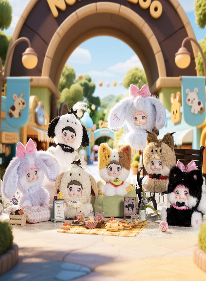 POP JOY Nommi Plush Blind Box Toy Figure Sitting Zoo Series Soft Vinyl Stuffed Collectible Pendant Keychain Figures Cute Animal Surprise Mystery Gift Teen Adult 3+ Single Box - Image 4