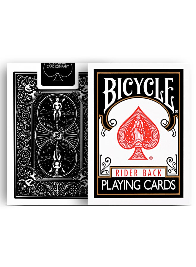Bicycle Playing Cards, Magic Flower Card Tricks, Imported From Usa, Wide Classic Black Version - Image 1